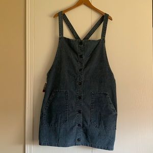 American Eagle corduroy overall dress